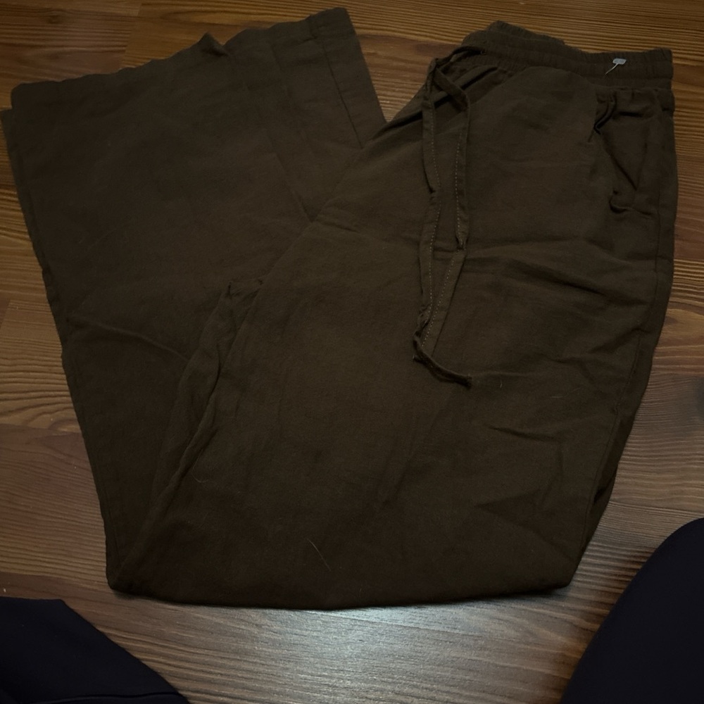Amazon Women's Wide Leg Pants - Brown